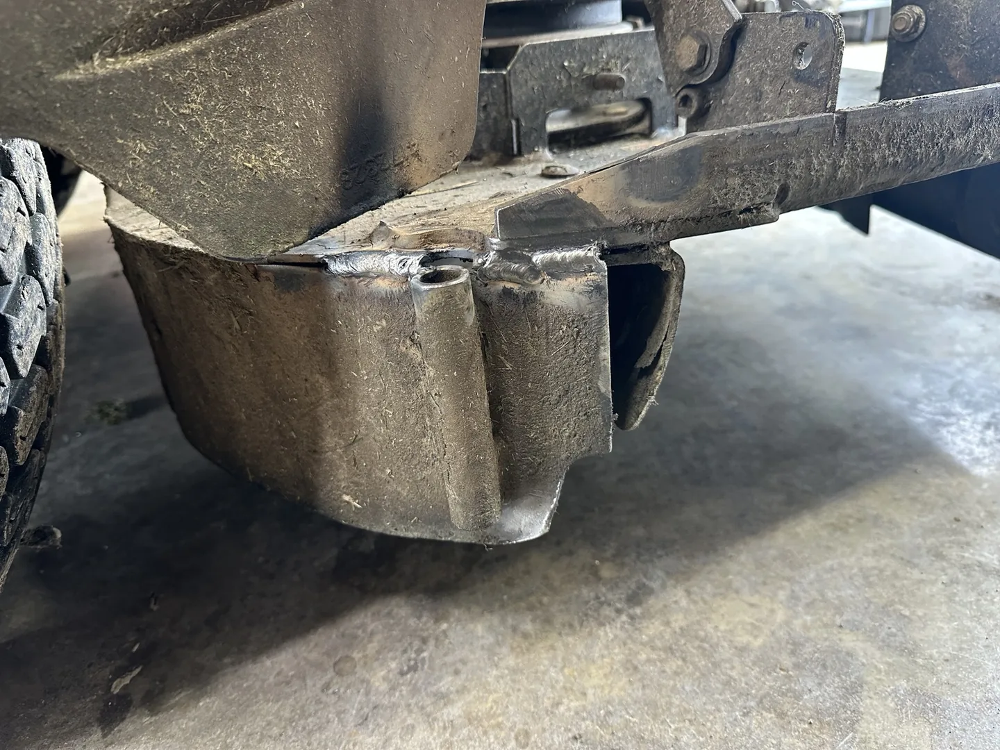 Equipment after welded repair