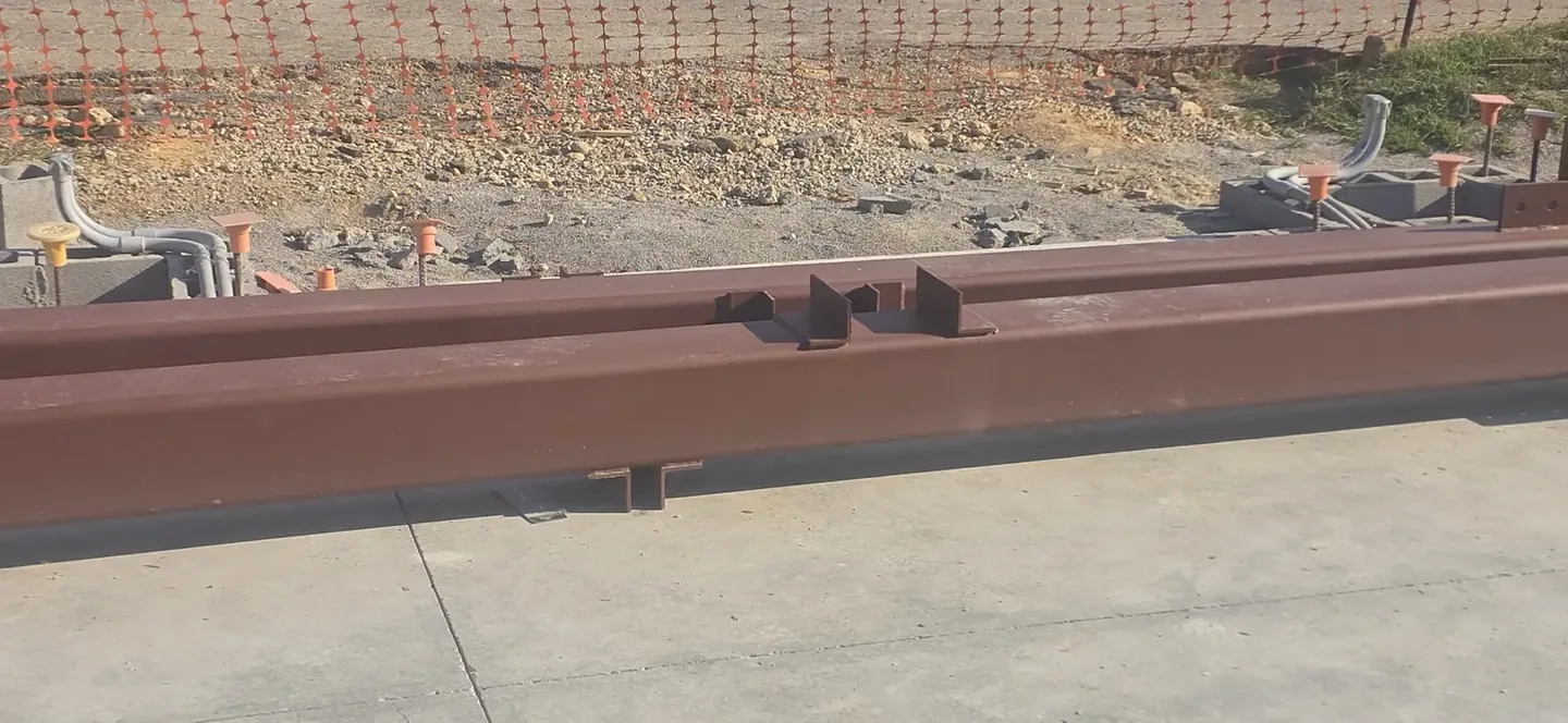 Finished commercial steel beam modifications at Fort McClellan